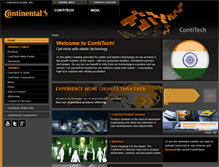 Tablet Screenshot of contitech.in