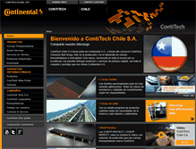 Tablet Screenshot of contitech.cl