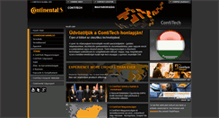 Desktop Screenshot of contitech.hu