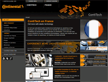 Tablet Screenshot of contitech.fr